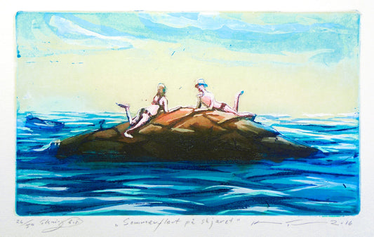 Sommeflørt på skjæret, 2016, Kristian Finborud