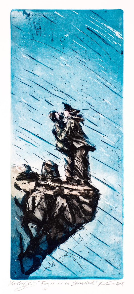 Fanget av en stormvind, 2018, Kristian Finborud