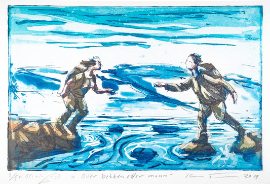Over bekken etter mann, 2019, Kristian Finborud