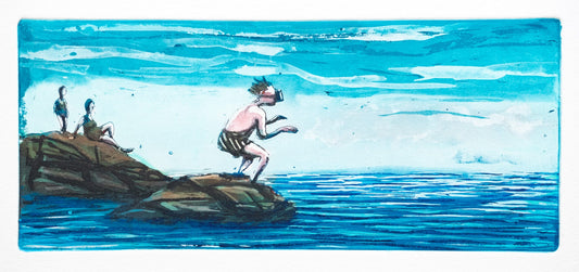 Storebror skal dykke, 2019, Kristian Finborud