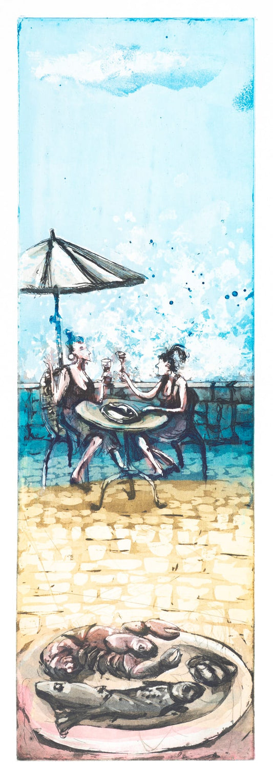 Venninnelunsj ved havet, 2019, Kristian Finborud