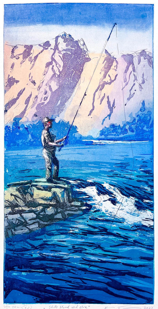 Stille stund ved elva – Kristian Finborud – 2022
