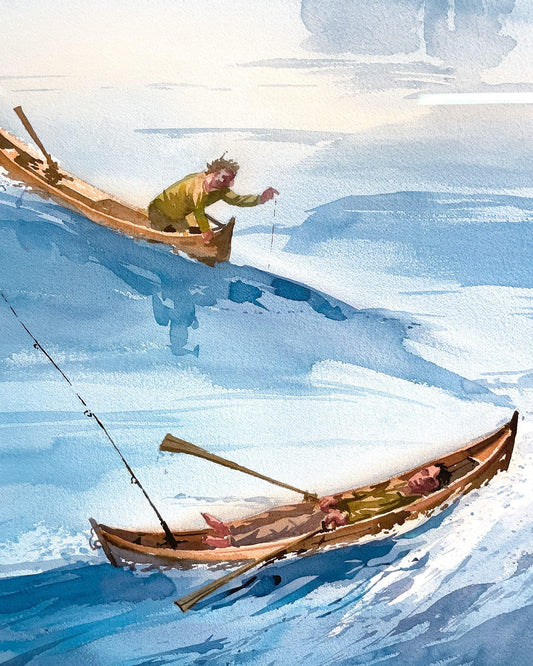 Fjordfiskere II detalj – Kristian Finborud – 2024