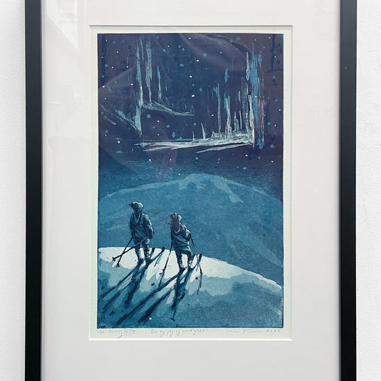 Du og jeg og nordlyset (ramme) – Kristian Finborud – 2025