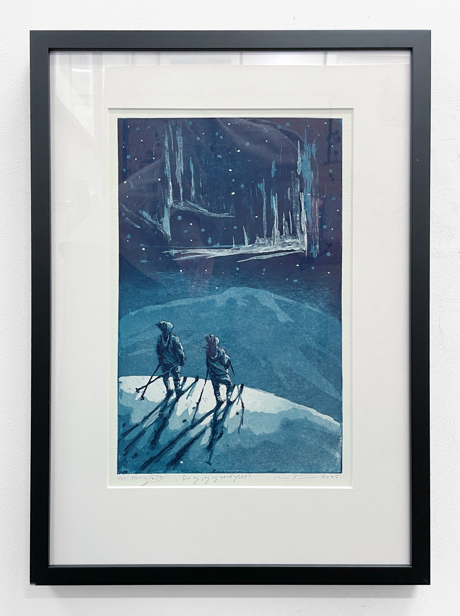 Du og jeg og nordlyset (ramme) – Kristian Finborud – 2025