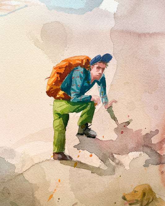 Frie fjellfolk detalj 1 – Kristian Finborud – 2025