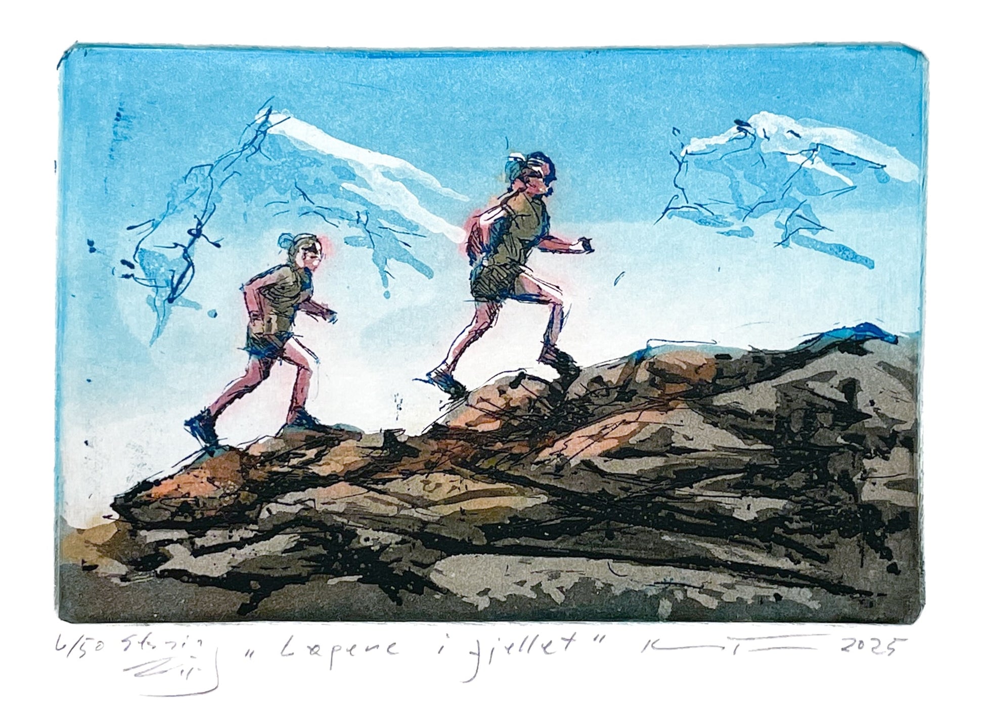 Løpere i fjellet – Kristian Finborud – 2025