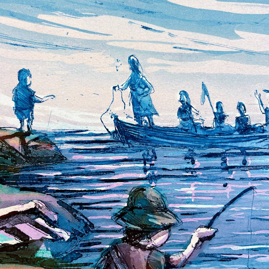 En lykkelig familie (detalj 1) – Kristian Finborud – 2026