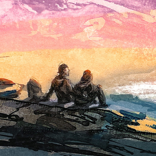 Gylden kveldsstund (detalj) – Kristian Finborud – 2026