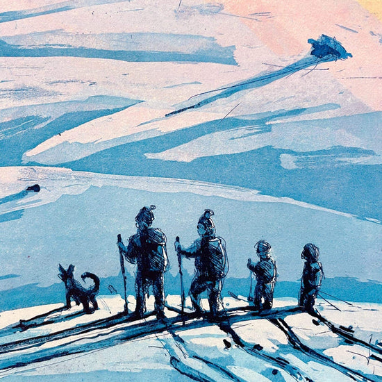 Hytta venter II (detalj) – Kristian Finborud – 2026