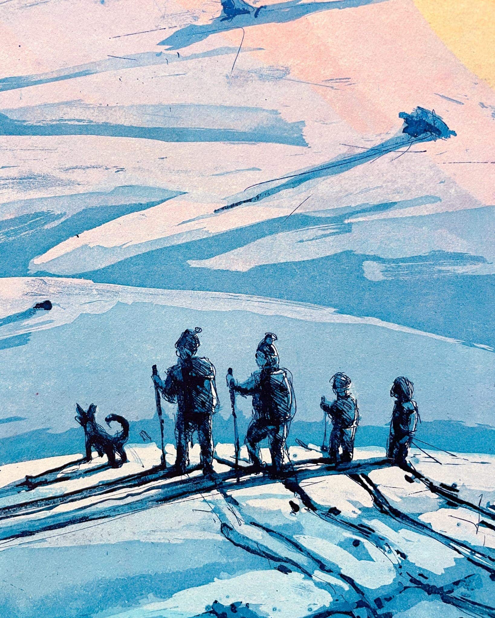 Hytta venter II (detalj) – Kristian Finborud – 2026