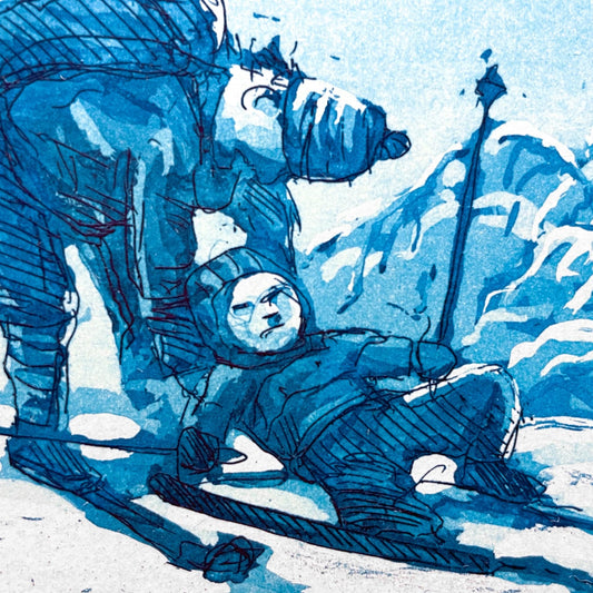 På tur med ungene (detalj) – Kristian Finborud – 2026