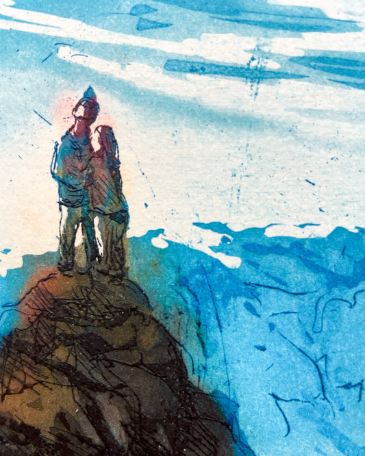 Sammen på toppen II (detalj) – Kristian Finborud – 2026