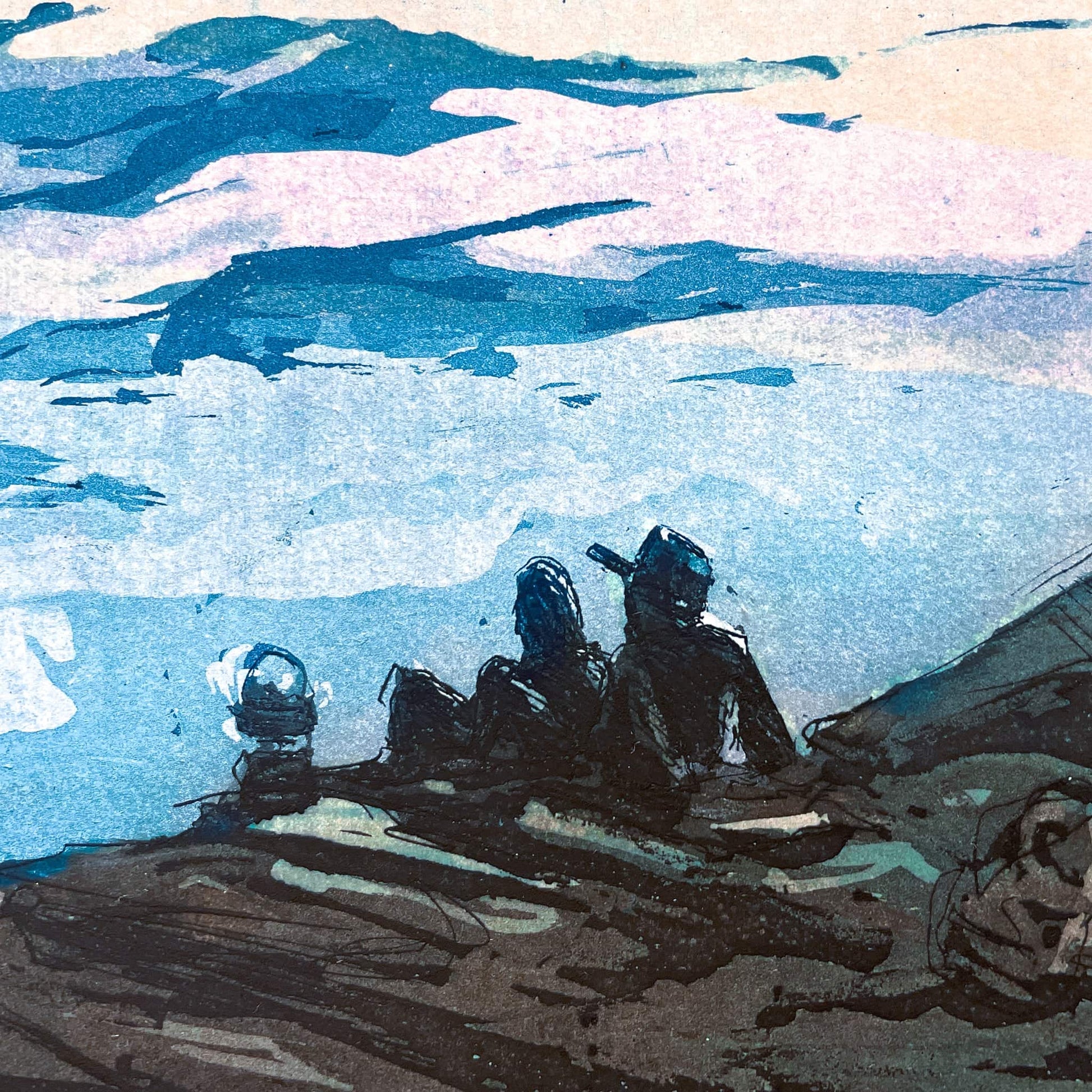 Vår kveld i fjellet  detalj – Kristian Finborud – 2026