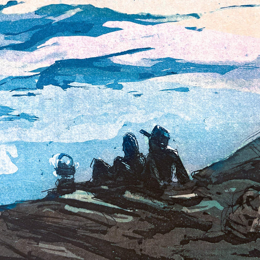 Vår kveld i fjellet  detalj – Kristian Finborud – 2026
