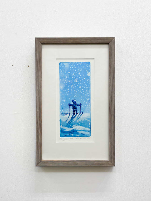 Gutten i snøen ramme, 2019, Kristian Finborud