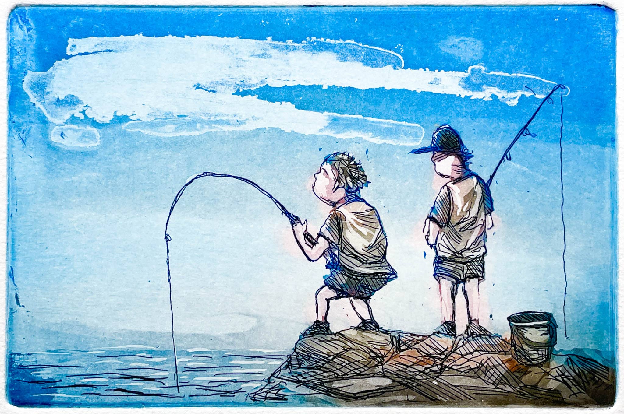 Stor fisk – Kristian Finborud – 2021 – Finborud Galleri