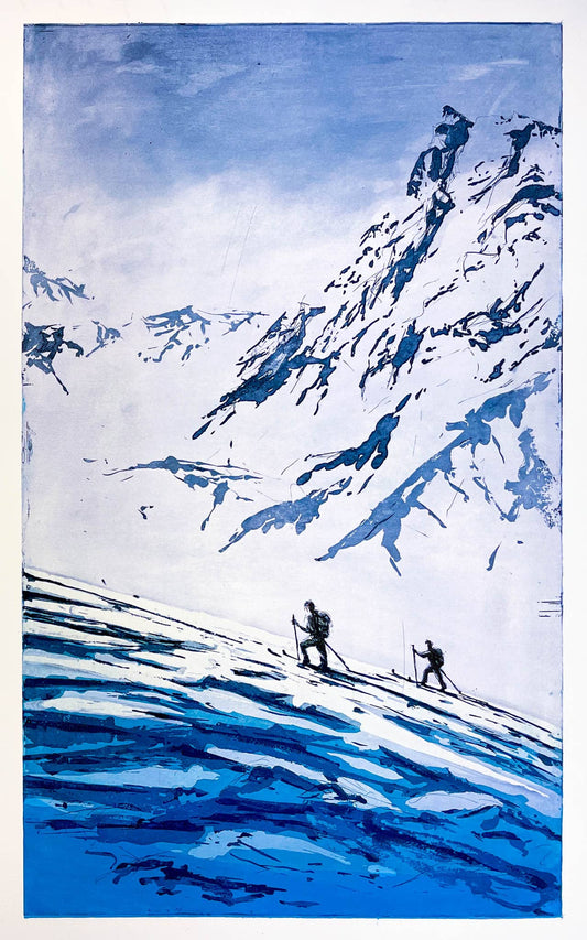 Opp i fjellene (grålig) – Kristian Finborud – 2022